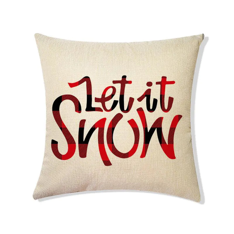 Holiday Charm Linen Pillow Covers