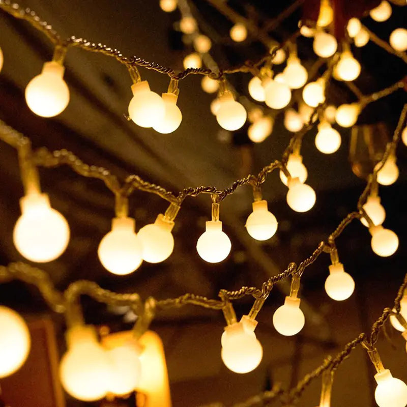 LED Bubble Star String Lights for Room Decoration