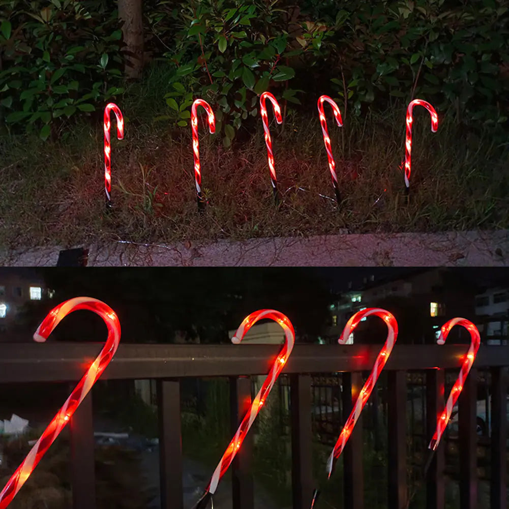 Solar Festive Cane Lights
