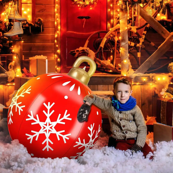 Giant Outdoor Christmas PVC Orb