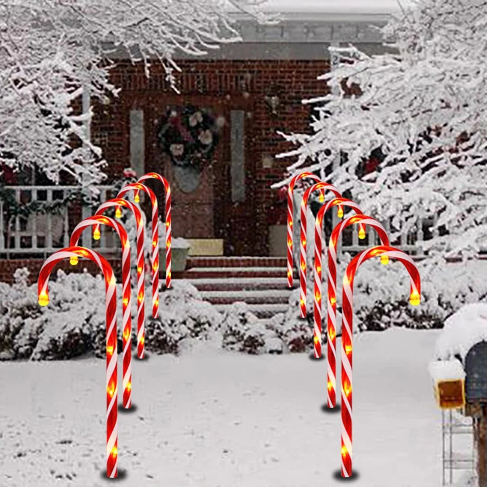Solar Festive Cane Lights