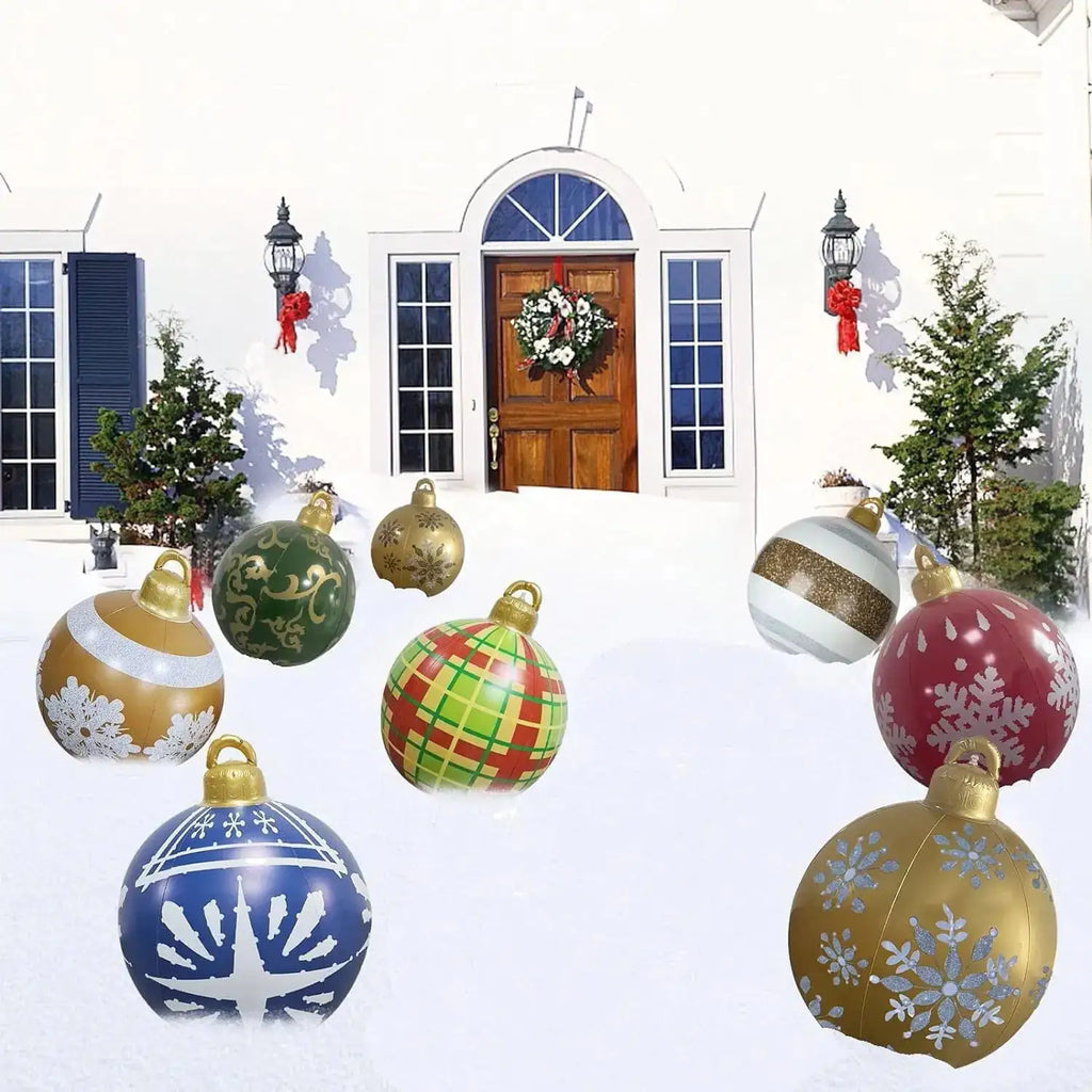 Giant Outdoor Christmas PVC Orb
