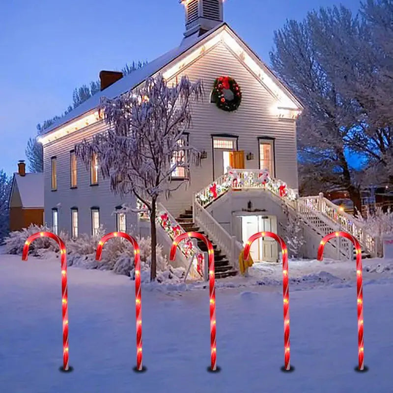 Solar Festive Cane Lights