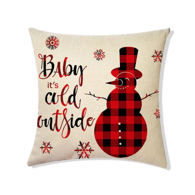 Holiday Charm Linen Pillow Covers