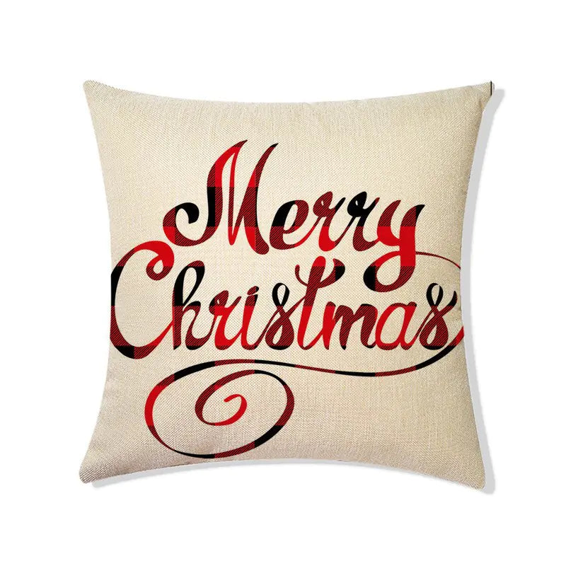 Holiday Charm Linen Pillow Covers