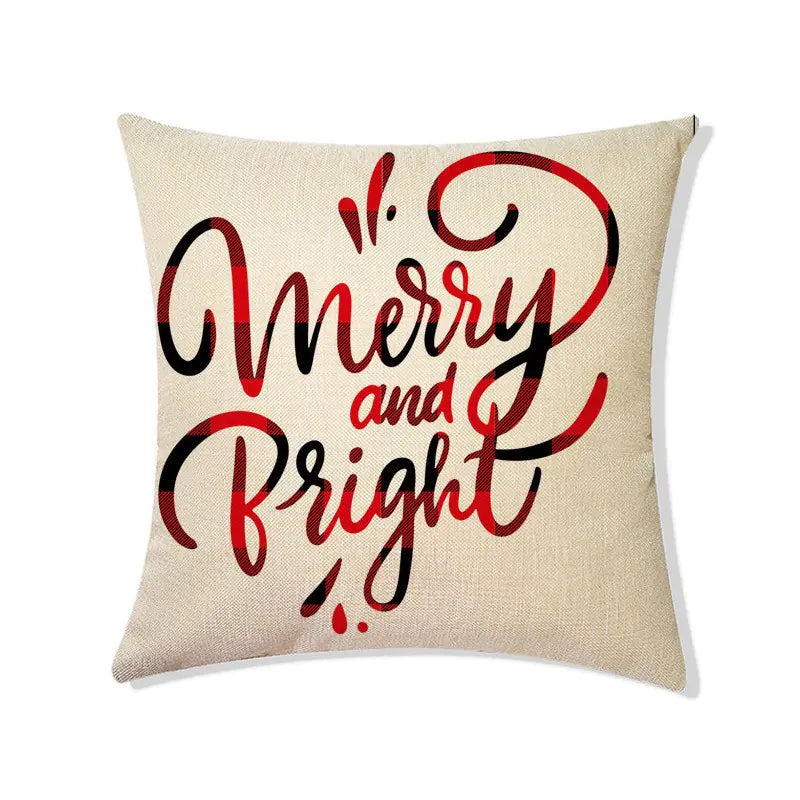 Holiday Charm Linen Pillow Covers