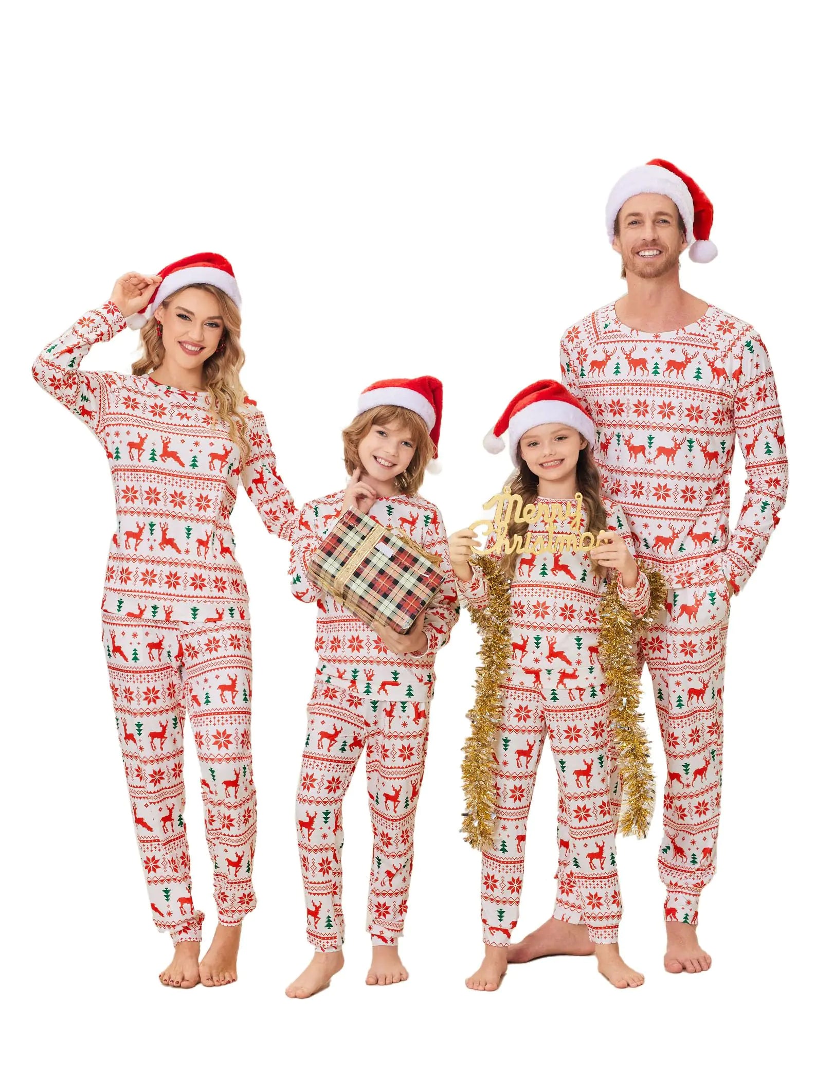 Family Christmas PJs set Gift Wrap